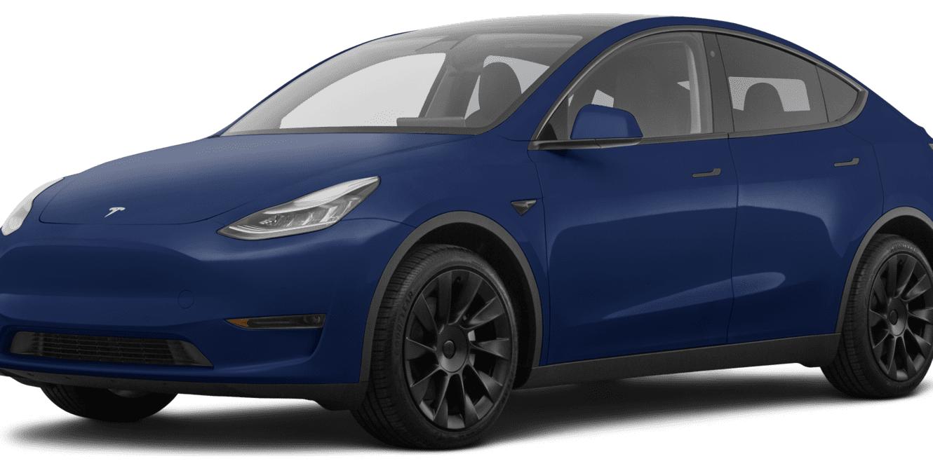 TESLA MODEL Y 2020 5YJYGDEE1LF055198 image